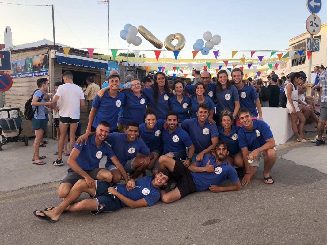 Equipo Menorca en kayak - 30 Aniversario
