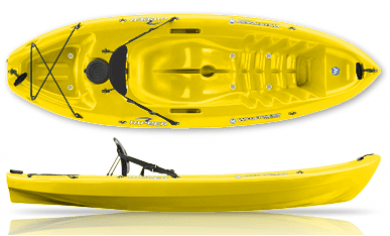 PESCADOR 8.0 – Pack kayak+pala+chaleco